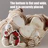Elegant Resin Skull Decorations For Indoor Outdoor Halloween Party Centerpieces Detailed Hand Painted Artwork