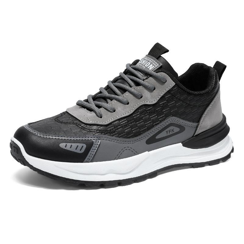 Summer Men's Shoes New Breathable Sports Shoes Men's Trend Versatile Platform Casual Running Men
