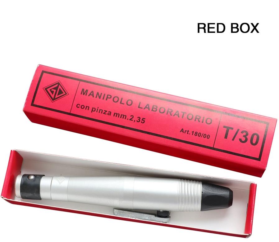 European Style T30 Slinger Handle Slinger Small Carving Machine Handle Carving Knife Jade Carving Special Pen Red Box 143*20mm