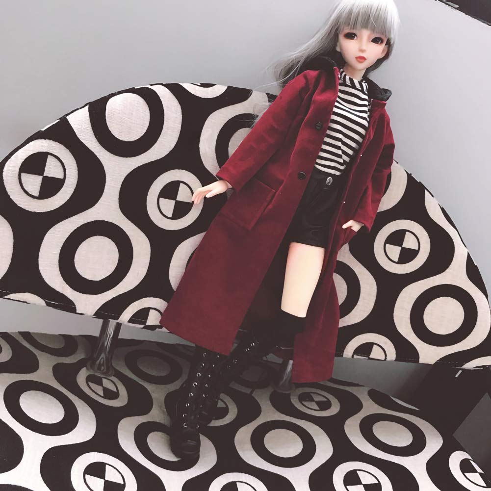 rakulifey Doll Doll Outfit Set Gift Doll Dress-Up 1/4 4-Piece (1/4 Clothes)