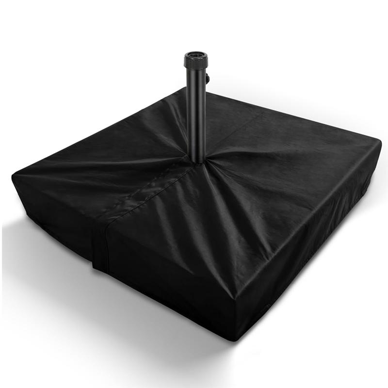 

For Outdoor Umbrella Base Cover Heavy Duty Black, Patio Umbrella Base Protector For Outside Square Stand чёрный