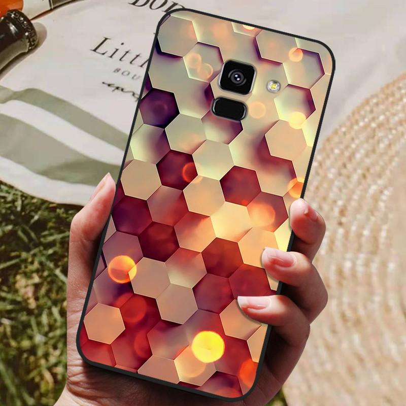 For Samsung Galaxy A8 2018 A530 A530F Case Silicon Soft TPU Phone Cover For Samsung A8 Plus 2018 A730 A730F Case Black Coques