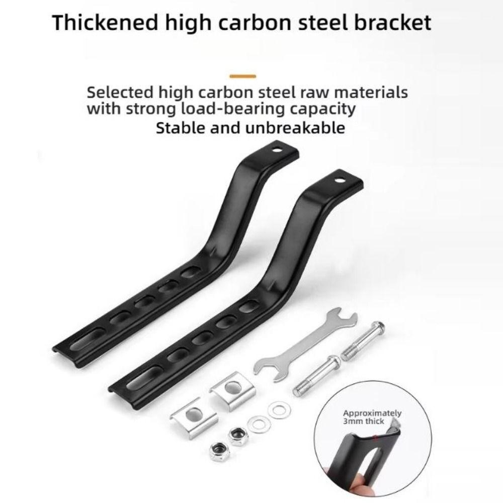 1Pair Heavy Duty Wear Professional Training Wheels Reinforced Resistant Auxiliary Bike Stabiliser