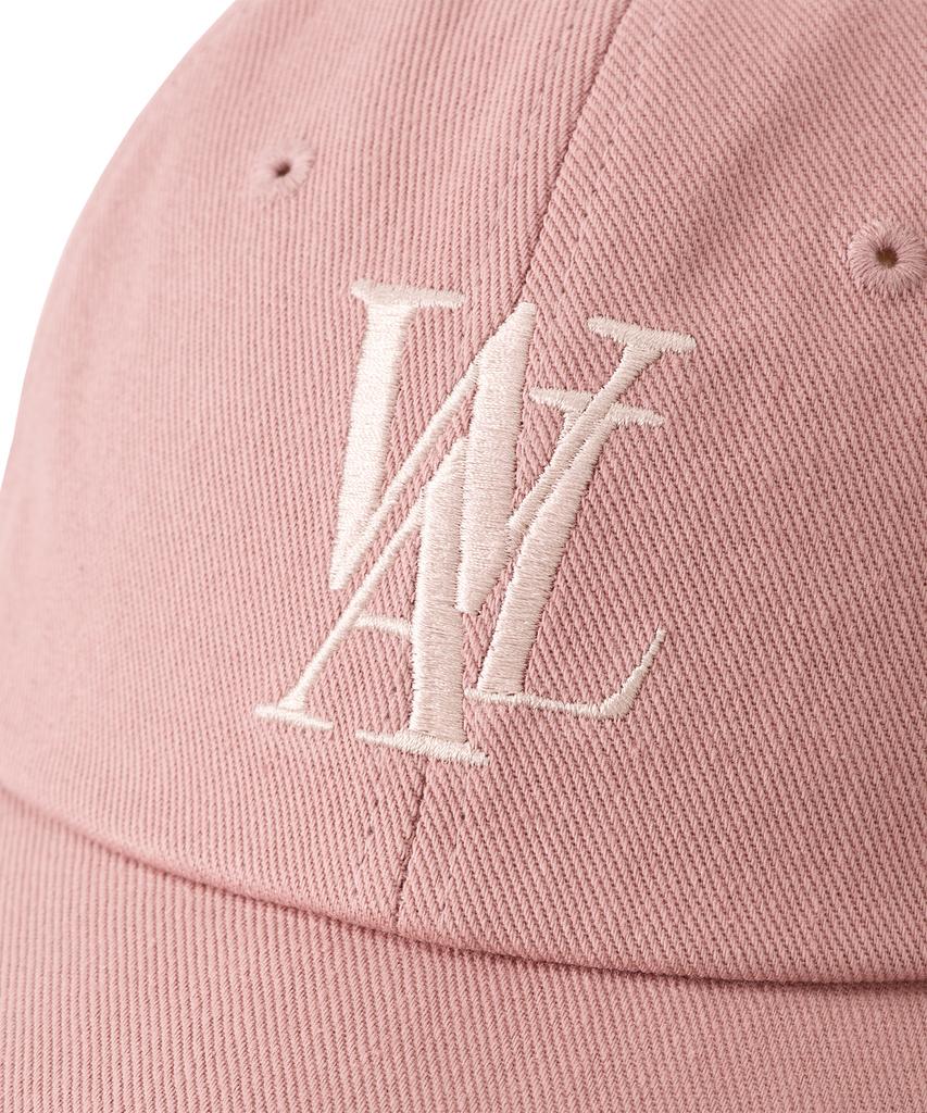 Uallong Signature Logo Ball Cap - Dusty Pink (Pink Logo)