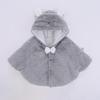 "Baby Girl Quilted Cape Cloak: Windproof Spring, Autumn, Winter Outdoor Shawl and Jacket"