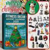 2D Plane+airplane Box +24PC+ Fitness Decoration Advent Christmas Countdown Box Calendar