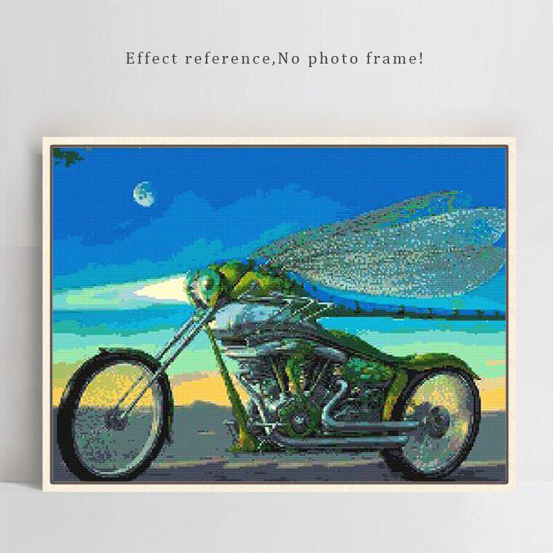 Diamant Stickerei Tier Motorrad Cartoon handgemachte Diamant Malerei Kreuzstich
