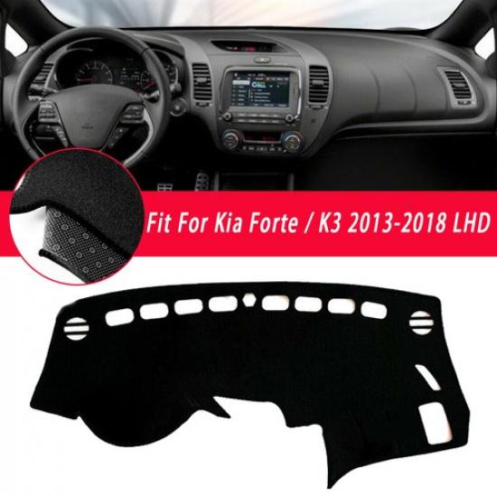DashMat Dashboard Mat Cover Non-Slip Sun Protector For Kia Forte / K3 2013-2018