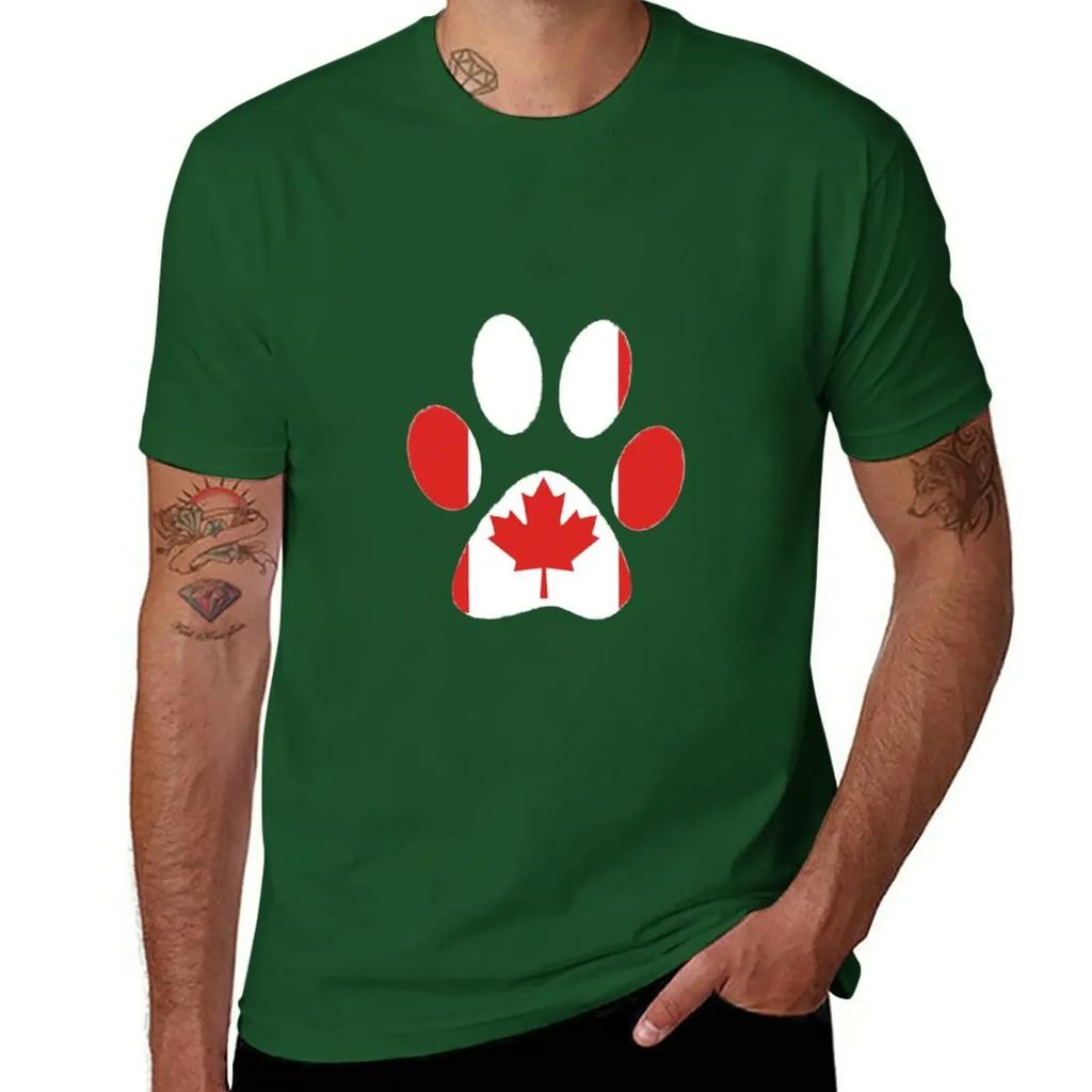 T-Shirt vintage clothes black Canadian Cat/ T-Shirt hippie clothes t shirt man summer top clothes