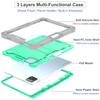 PC-Silicone Heavy Duty Case For Xiaomi Poco Pad X1 8 7 6 Pro 2025 2024 11.2" 2023 11.0" Kickstand Rugged Cover 3-Layers Protect