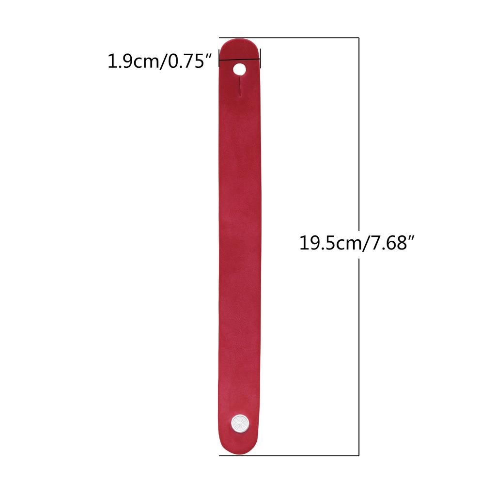 Attache-sangle pour tête de guitare en cuir épais Bouton de sangle de manche de guitare Adaptateur de tête de guitare Lien de sangle de manche de guitare Durable