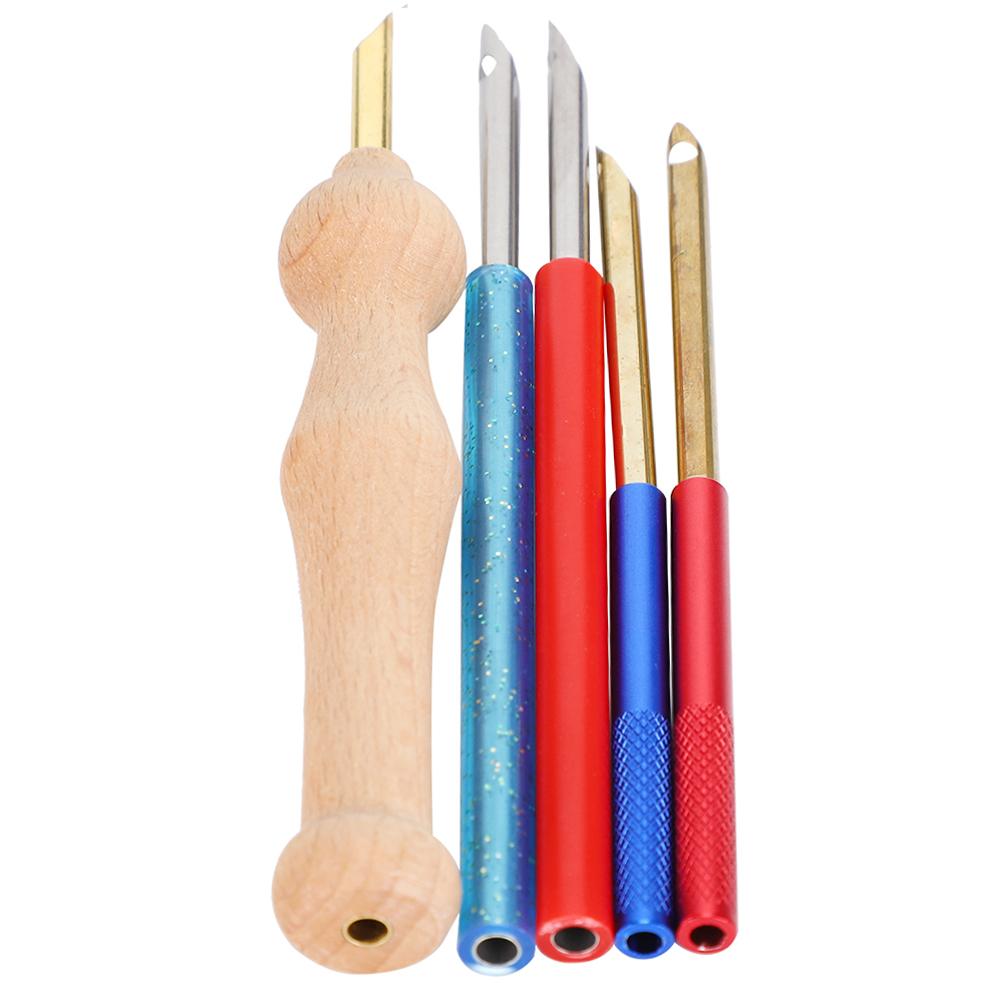 DIY Embroidery Pen Craft Knitting Stitching Tool Thread Punch Needle Sewing Accessory
