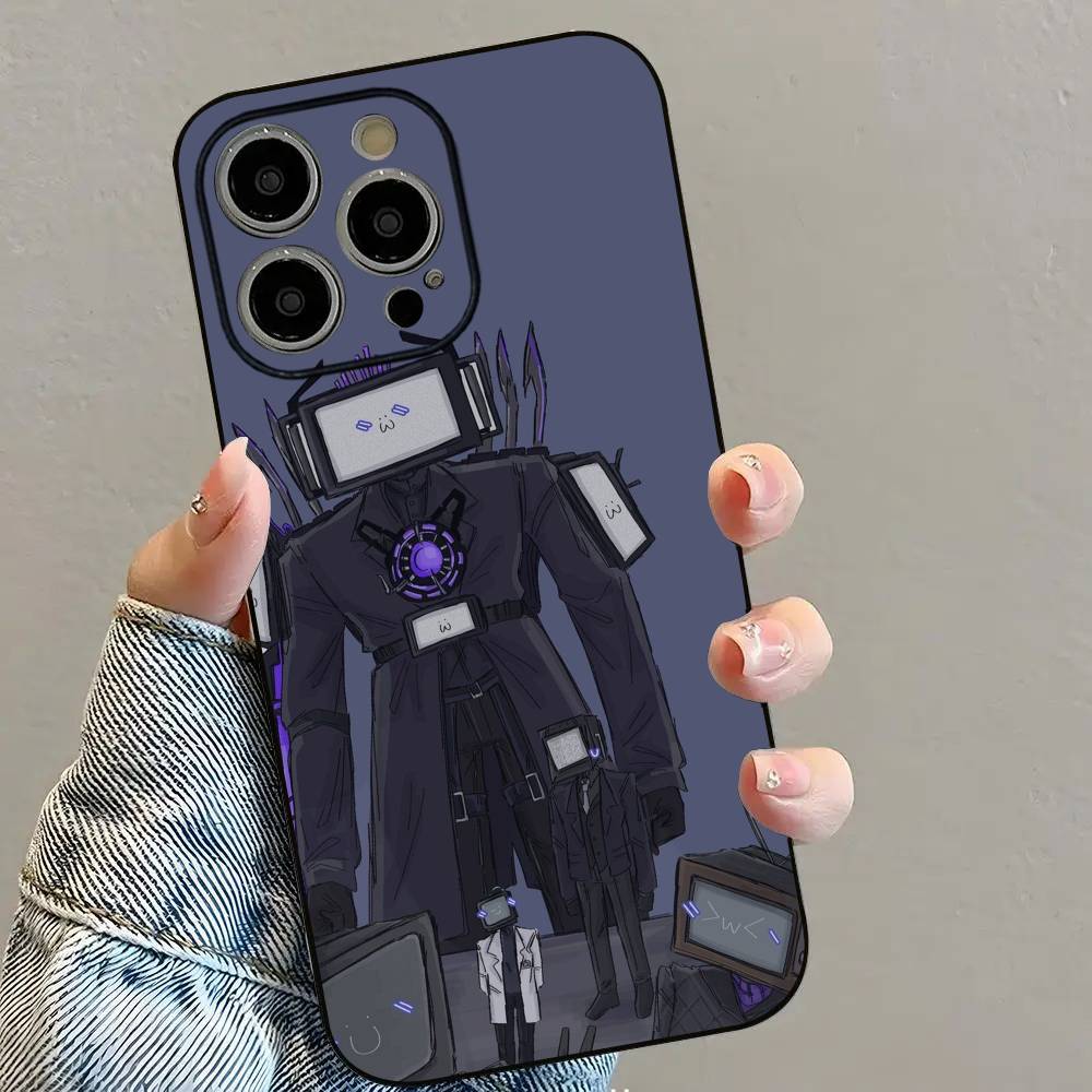 Skibidi T-Toilet ANIME Phone Case For iPhone 16 15 14 13 12 11 PRO MAX PLUS Mini TPU Soft To Skin-friendly Case