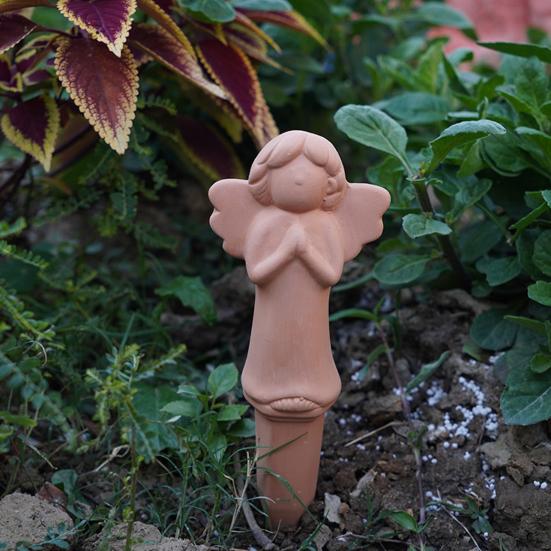 Yousheng Angel Self Watering Spike Terracotta Plant Watering Spike Slow Release Planter Insert Automatic Watering Tool for Indoor Outdoor Plants
