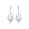 Luxenter 925 Sterling Silver and Brilliant Zirconia Rhodium-Plated Earrings - Faios