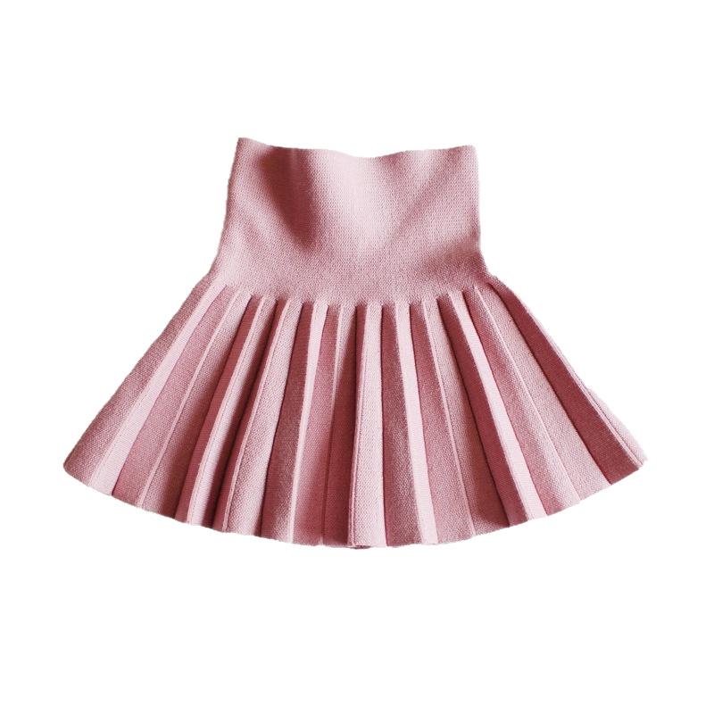 Girls' Midi Skirts: Princess Pleated Puffy Dresses for Kids
