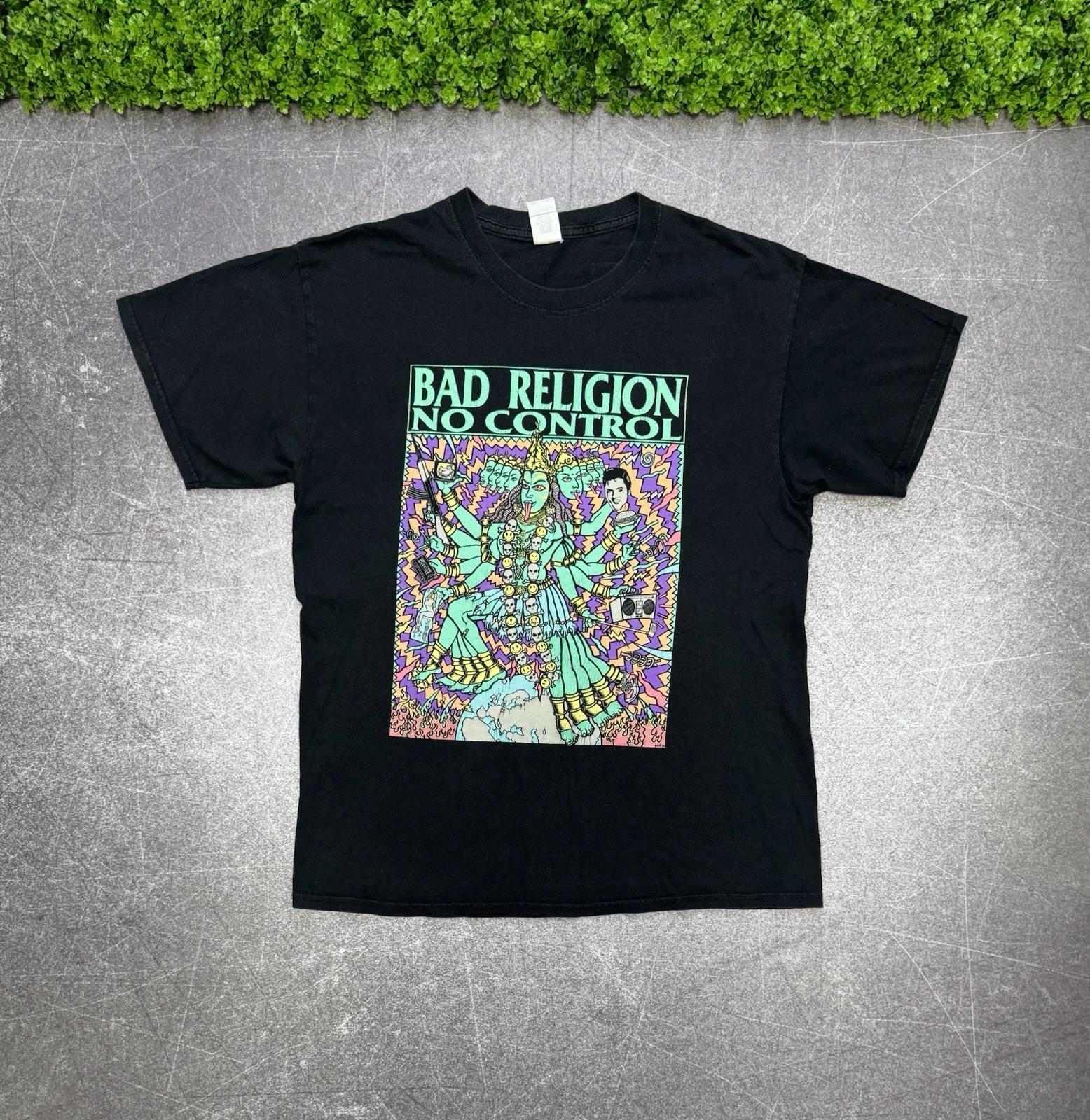 Bad Religion No Control T Shirt Frank Kozik Hardcore Punk L