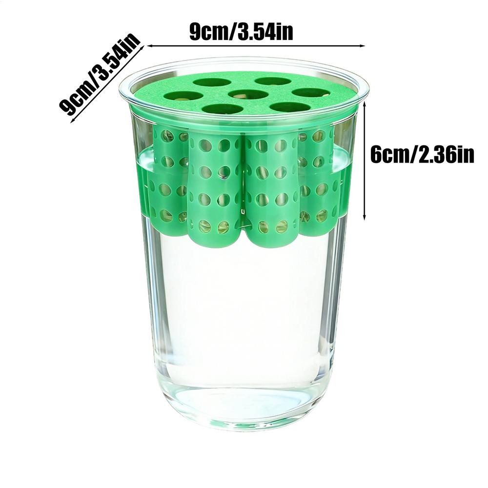 

1/4Pcs Garden Nursery Pot 7-Hole Garlic Scallion Hydroponic Planters Hydroponic Mold for Flower Vegetable Home Gardening