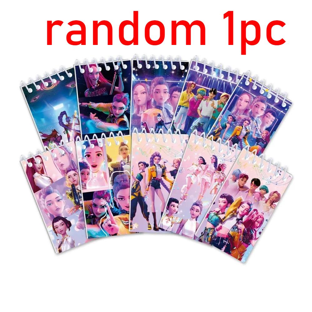 Kpop Notizbuch Demon Hunters Huntrix Rumi Mira Zoey, Ordner mit Anime-Muster, Schreibwaren, Geschenke für die Rückkehr