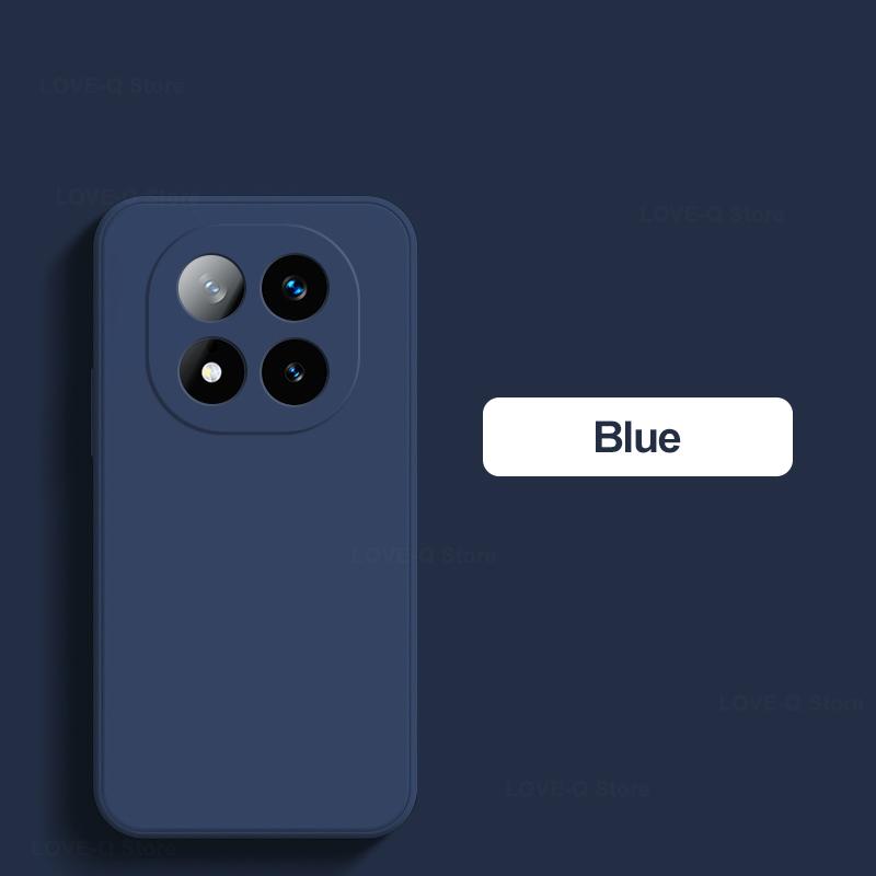 For Redmi Note 14 Pro Plus 5G Case Luxury Liquid Silicone Phone Case For Xiaomi Redmi Note 14 Note14 Pro Plus Shockproof Soft Cover