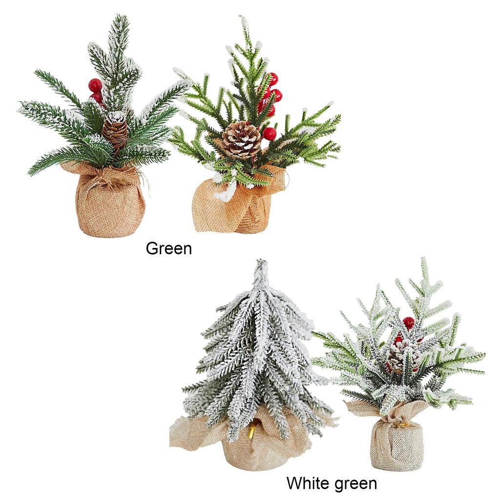 Tisch-Weihnachtsbaum Klein Simulation Tischplatte Dekorative Weihnachtsbäume für Zuhause Feiertagsdekoration