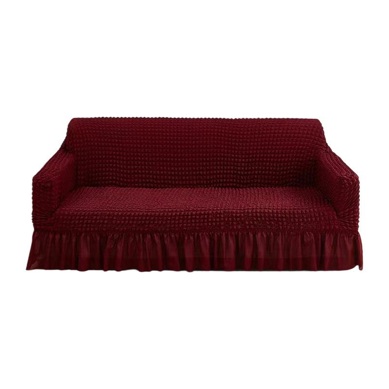 Seersucker Sofa Cover Universal All Inclusive Elastic Sofa Cushion Four Season Universal Dust Proof Sofa Cover
