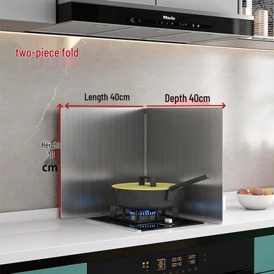 ZISIZ Stainless Steel Kitchen Stove Splatter Guard