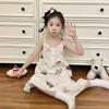 Girls Cotton Gauze Sleeveless Nightdress Loose Pajama Dress Kids 8 Years Cartoon Print