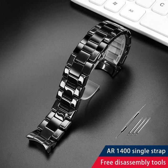 

Високоякісний керамічний ремінець+корпус для годинника Armani серій AR1507 AR1509 AR1451 AR1452 AR1400 AR1410 аксесуари для годинника Чоловічий Браслет