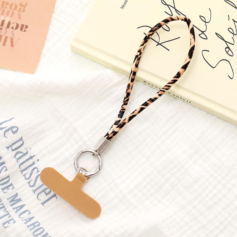 Leopard Print Phone Chain - Versatile Short Lanyard and Crossbody Strap