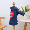 Thanksgiving Earth Red Love Embroidery Sleeveless Vest Dog Clothes Cat Anti-Hair Loss Traction Bipod