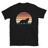 Retro Sunset Kitten Feline Pet British Longhair Cat Short-Sleeve Unisex T-Shirt