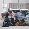 invincible Omni-Man Space Portrait Blanket Warm Plush Throw Blanket For Home Decor Airplane Travel Flannel Bedspread Bed Cover