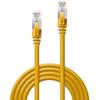 Câble ethernet - lindy - cat.6a s/ftp - 3 m - jaune - lszh - garantie 10 ans