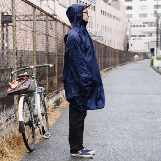 FAIRWEATHER Packable Rain Size Perfect for and Outdoor Unisex Poncho, Navy, L, Waterproof, Portable, Cycling, Camping, Travel, Festivals, Activities,