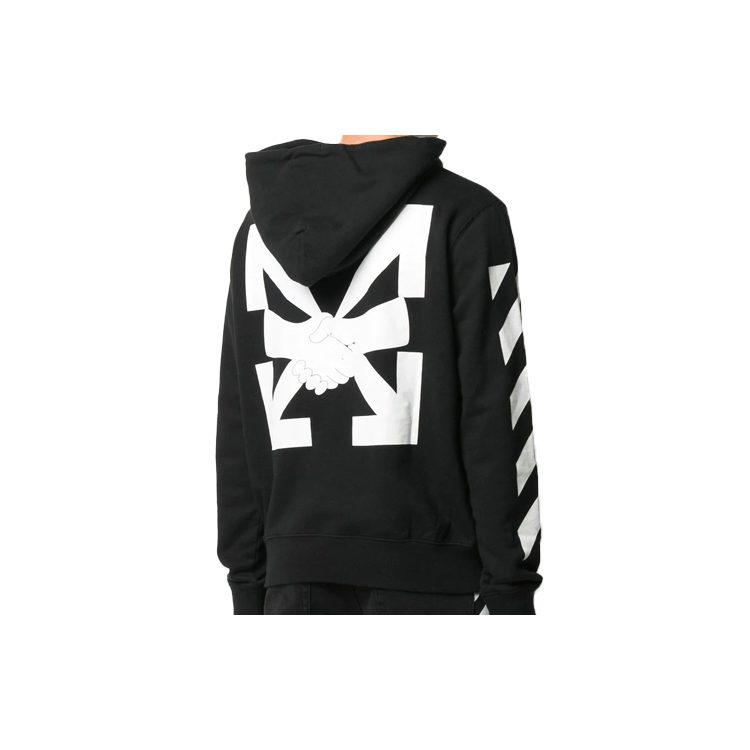 OFF WHITE Diagonal Stripes Hoodie OMBB034F20FLE0091001