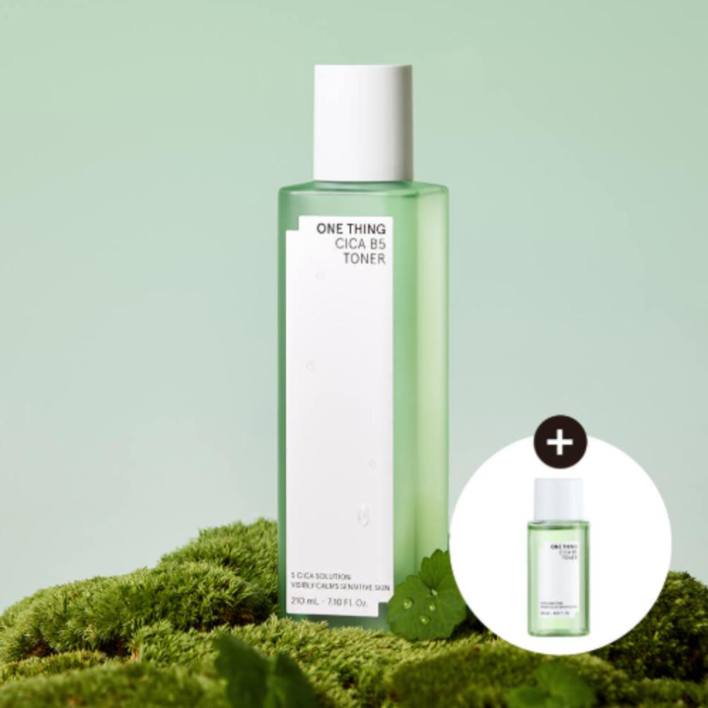 ONE THING Cica B5 Toner 210ml + Mini Toner 30ml Set Soothing & Barrier Care Facial Water