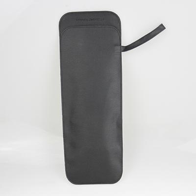 Husă pentru umbrelă din piele neagră Pu Husă portabilă pentru umbrelă de buzunar pentru depozitare Husă pentru umbrelă portabilă