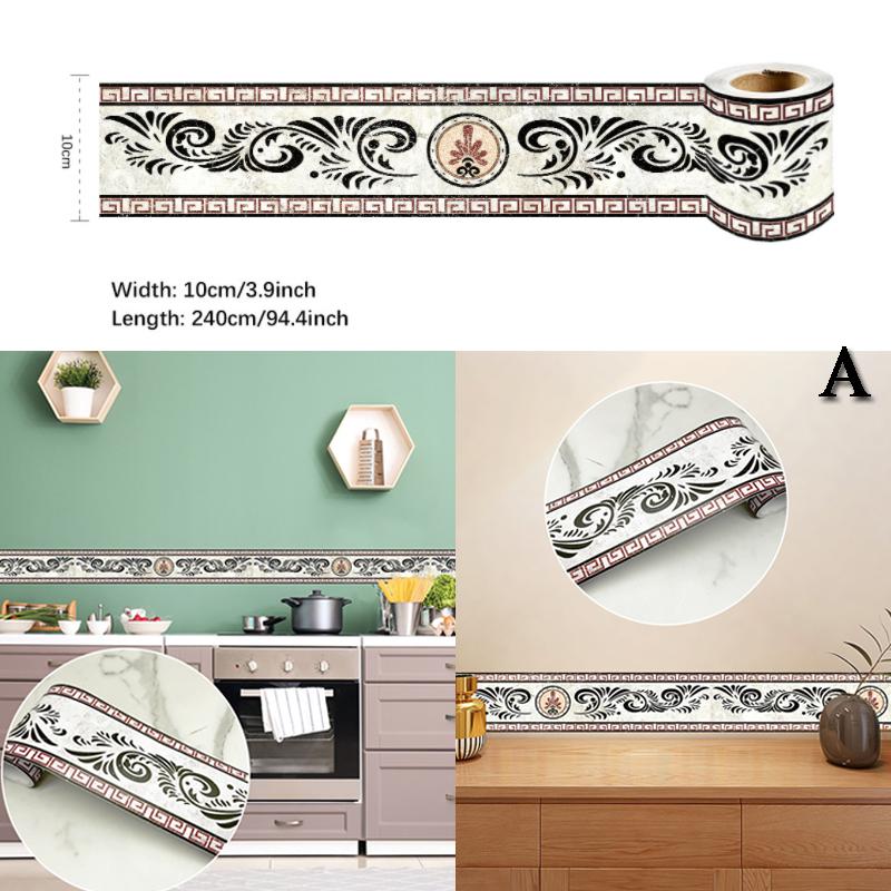 Auto-adeziv bordura de perete autocolant tapet autocolant Home Decor Auto-adeziv linie de talie
