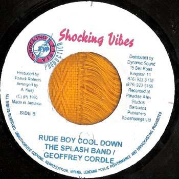 

7-дюймовая пластинка TANTO METRO - Rude Boy Cool Down The Splash Band NONE Shocking Vibes Ямайка Регги, Ска и Даб Б/У