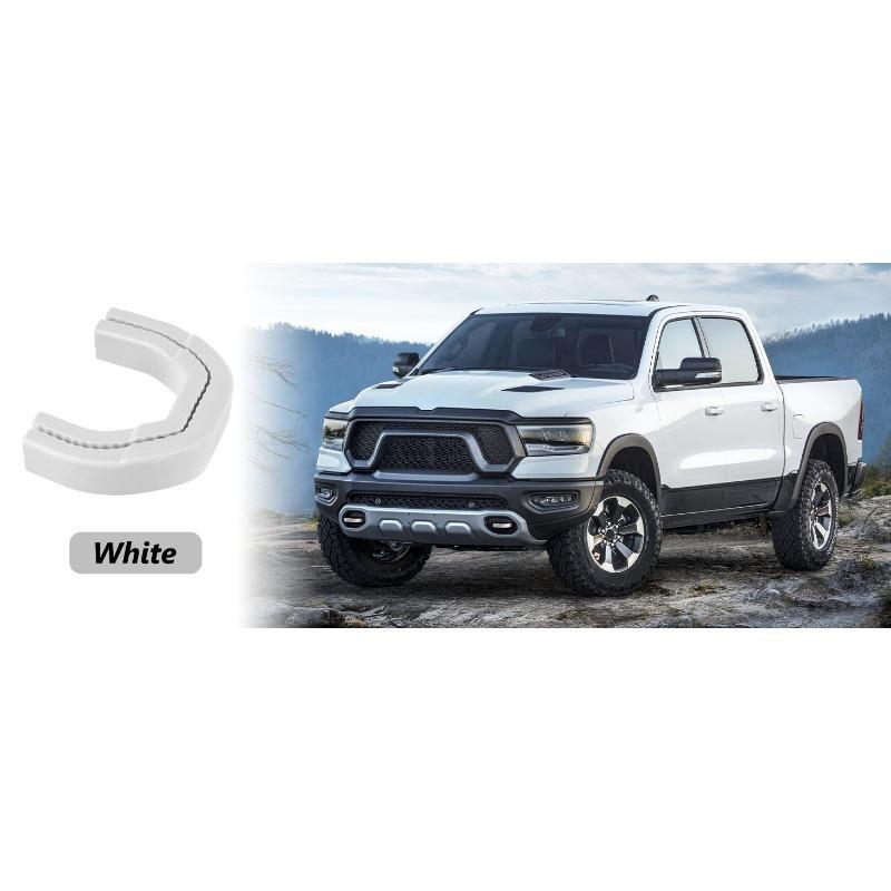 2 st Bil Framre Bogserkrokar Skydd Dragkroksskydd för Dodge RAM 1500 2019-2025 Bil Bogserkrokar Skydd