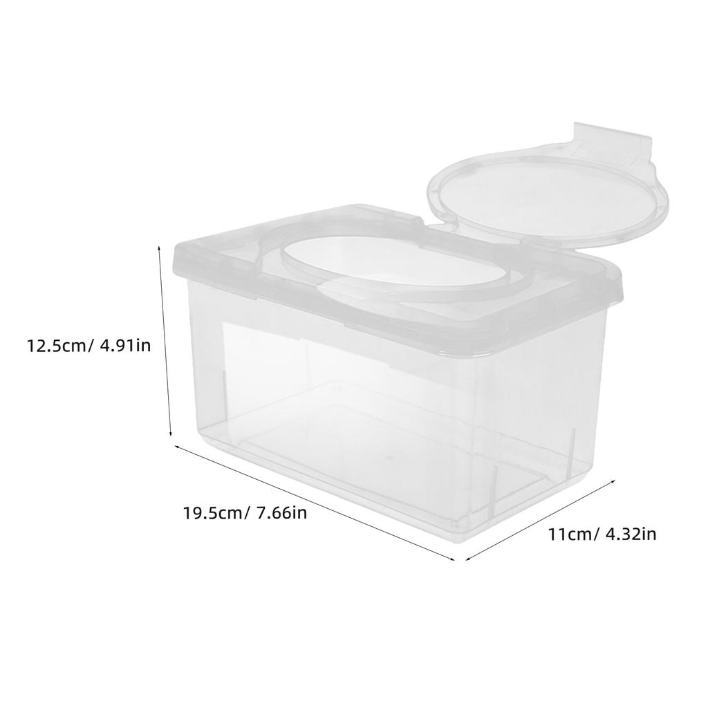 Baby Wipes Dispenser Sealed Lid Reusable Wipe Container Diaper Wipes Holder Wet Wipes Case Tissue Box Home Storage ganization