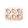 6/12 Cavity Shell Cake Mold Heat Resistant Carbon Steel And Nonstick Coating X3UC