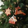 Creative Christmas Tree Ornaments: Snowflake, Reindeer, Gingerbread Man Decorations