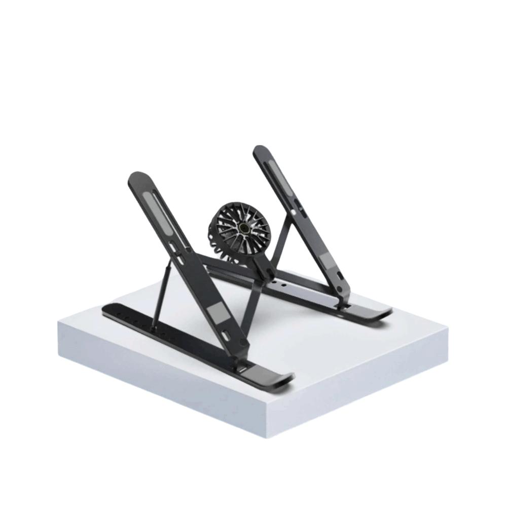 Portable Stand Notebook Computer Cooling Pad With Fans Folding Laptop Stand  Tablet Laptop чёрный