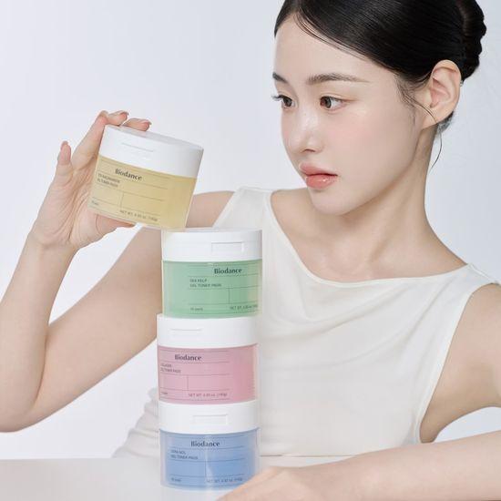 Morning Pack Biodance Gel Toner Pads (60 sheets) (Choose 1 of 4 types)