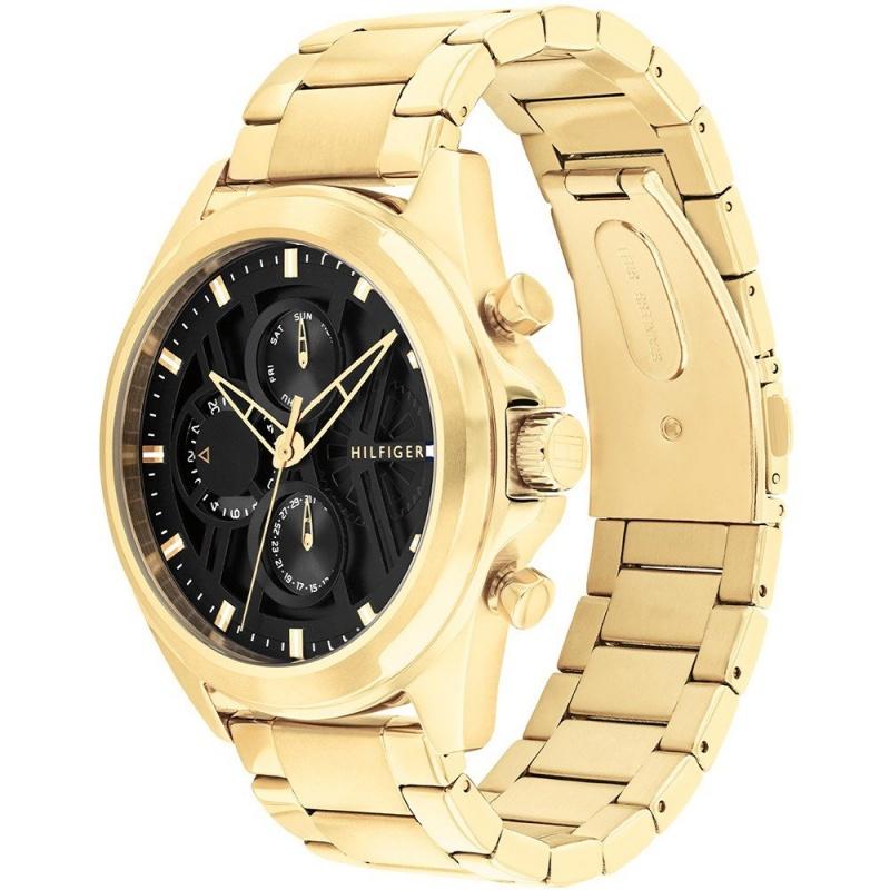 Tommy Hilfiger 1710658 Goldquarz Herrenuhr