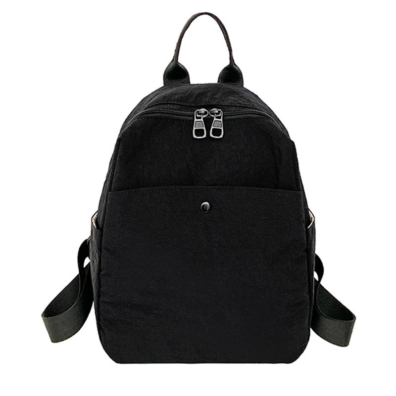 Женский легкий рюкзак большой емкости износостойкий рюкзак дорожная сумка чёрный 1525₽