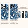 Blue Ocean Wave Phone Case for IPhone 17AIR 16E 16 15 14 13 12 11 17 Pro Max Plus Double-layer Back Cover