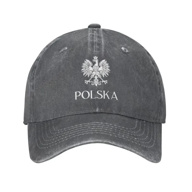 Personalisierte Baumwoll-Baseballkappe mit polnischer Flagge für Damen, Unisex, atmungsaktiv, Lewandowski, Polnisches Wappen, Papa-Hut, Streetwear